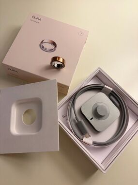 [OPEN BOX] Oura Ring 4, Size 7, Rose Gold